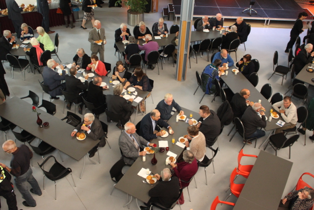 Bovenaanzicht foto van een lunch in vanBeresteyn